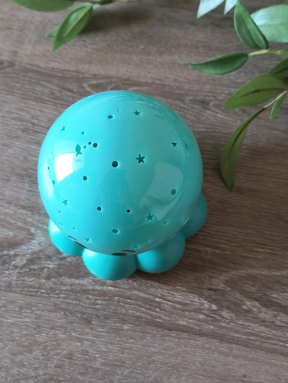 Turquoise Cloud B Twinkles To Go Octo Travel Nightlight Projector Teal 2 Colors